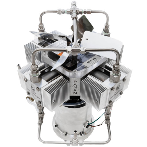 CROSSFIRE ultra-low power solar instrument air compressor