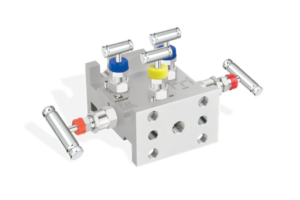 Five-valve instrument manifold